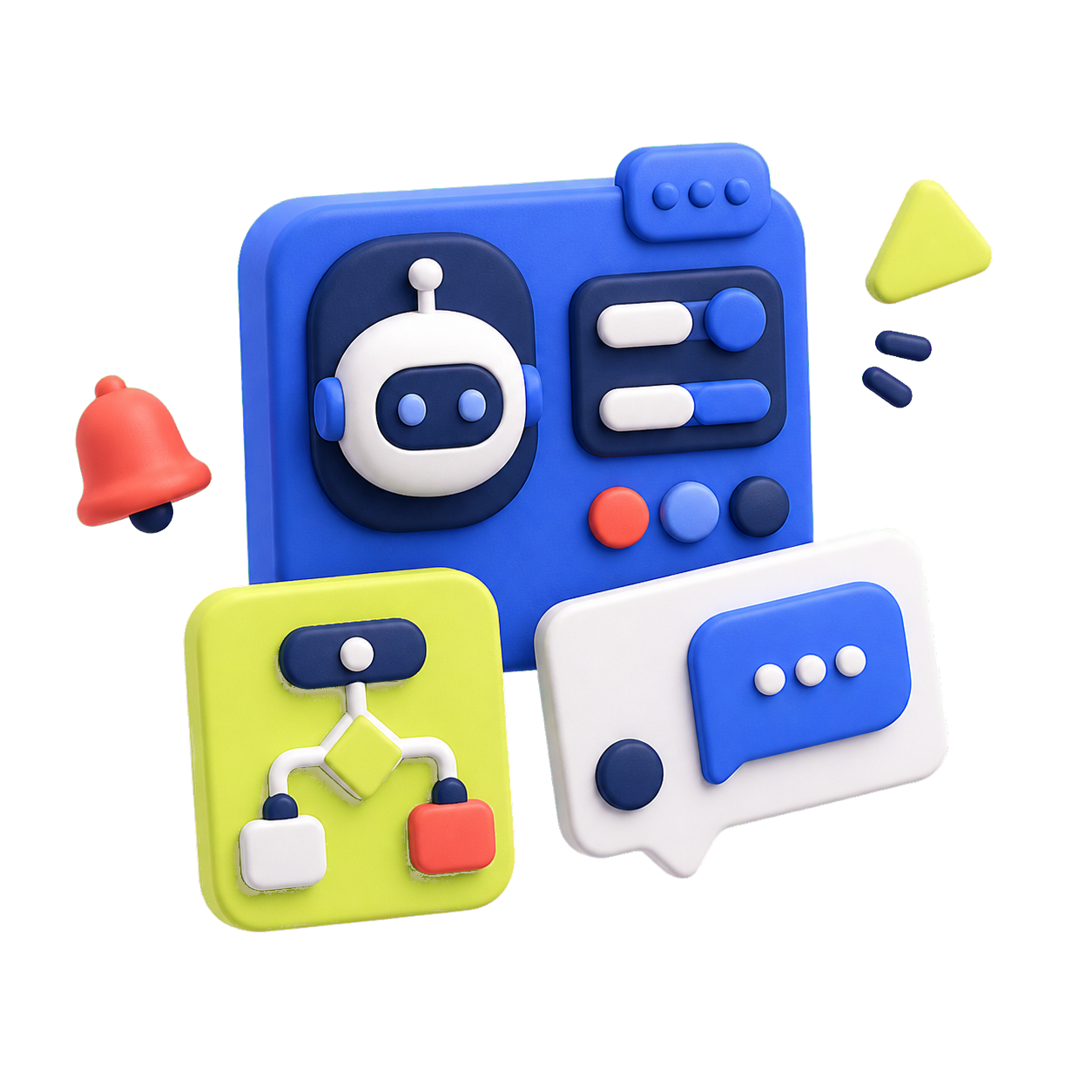 Ilustrasi workspace visual BotFather